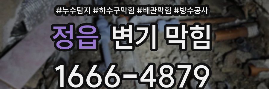 정읍 변기 막힘