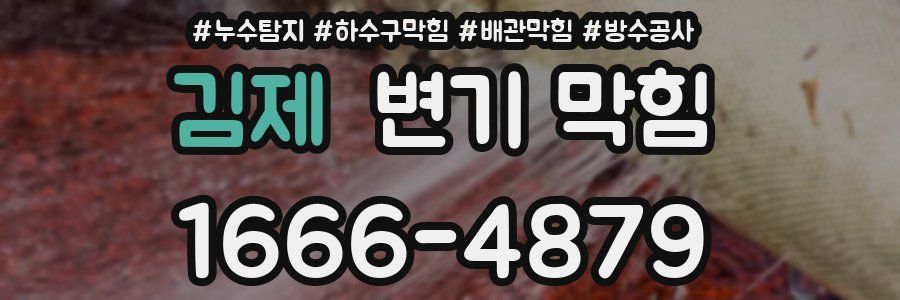 김제 변기 막힘