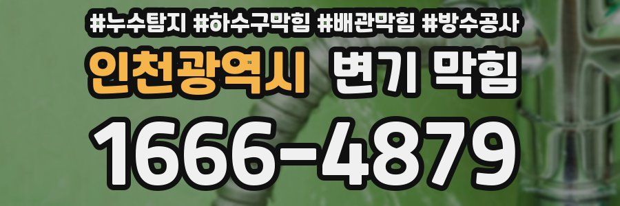인천광역시 변기 막힘