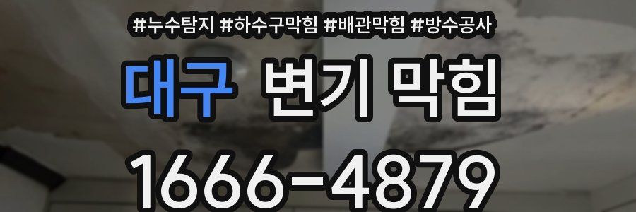 대구 변기 막힘