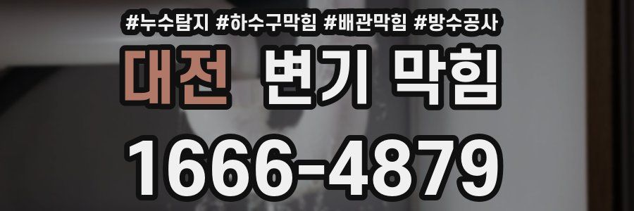 대전 변기 막힘
