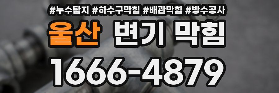 울산 변기 막힘