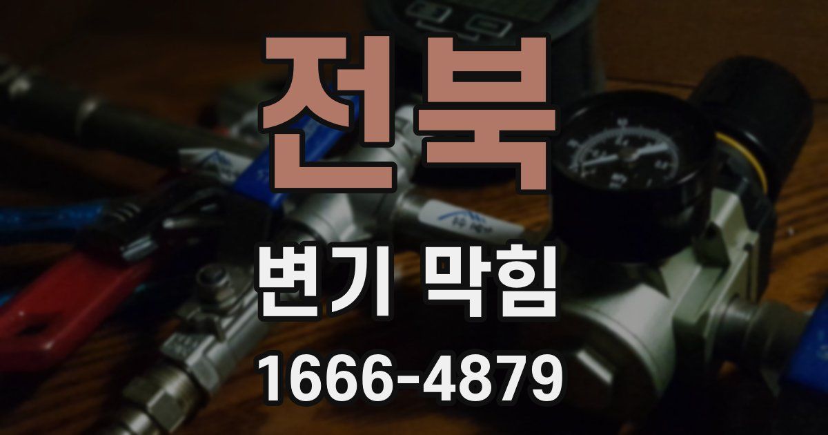 전북 변기 막힘