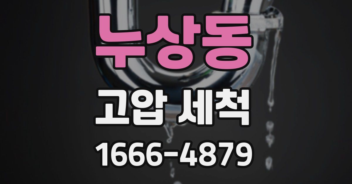 누상동 고압 세척
