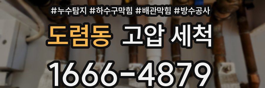 도렴동 고압 세척
