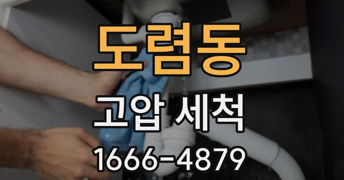 도렴동 고압 세척