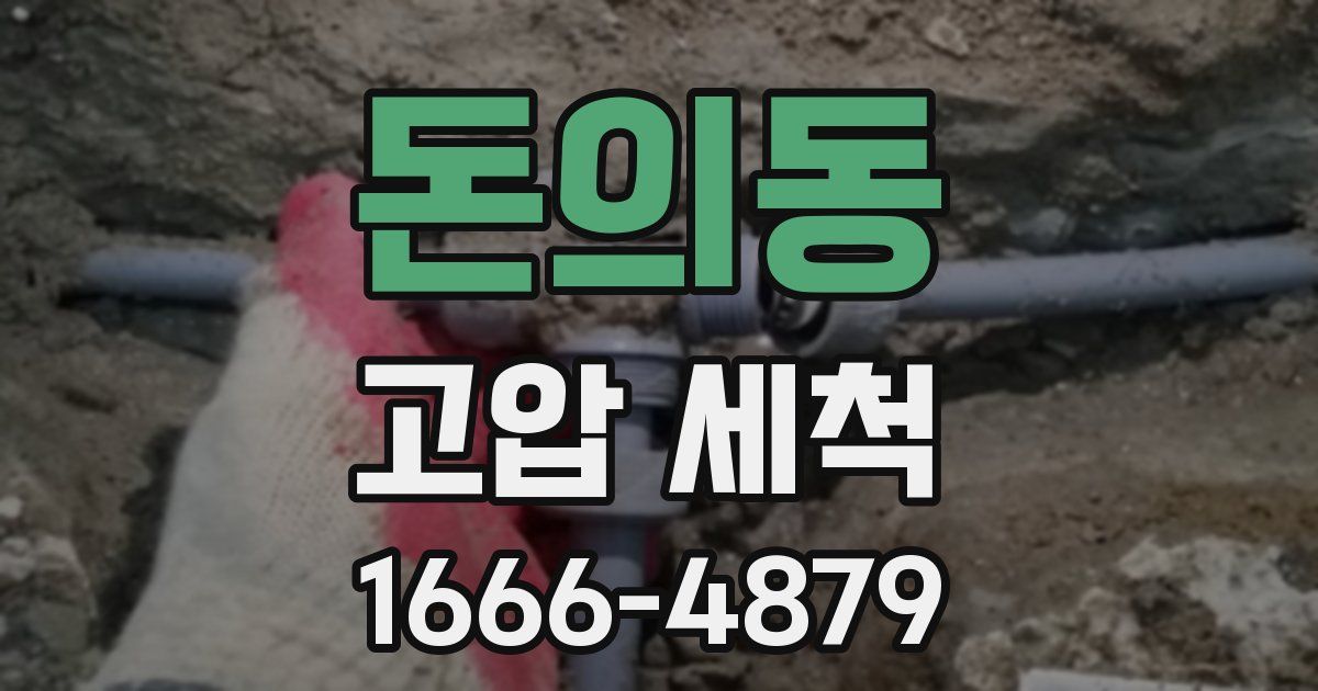 돈의동 고압 세척