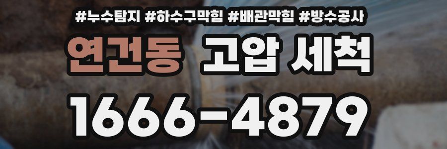 연건동 고압 세척