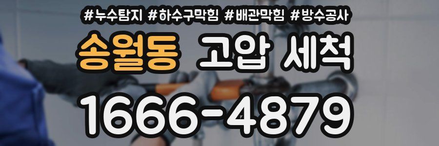 송월동 고압 세척