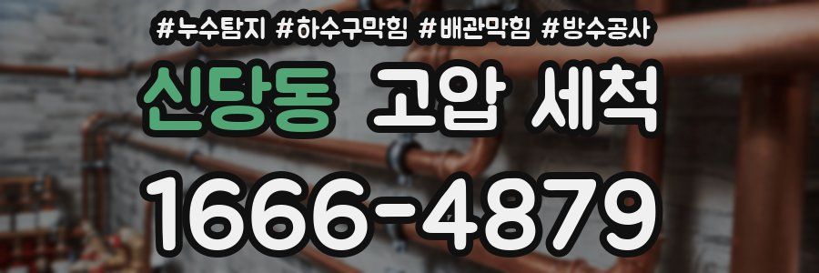 신당동 고압 세척