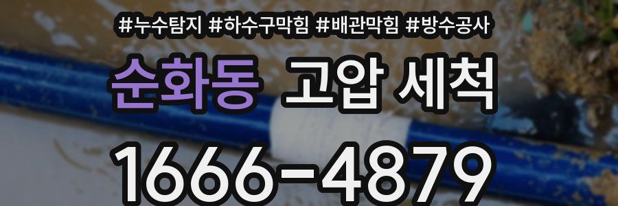 순화동 고압 세척