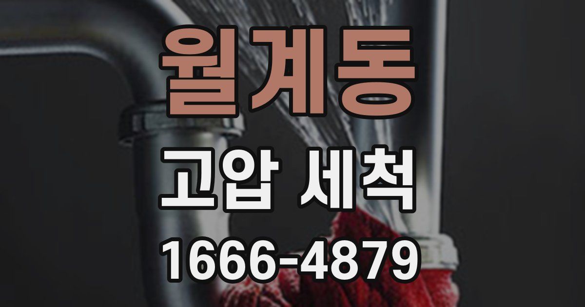 월계동 고압 세척