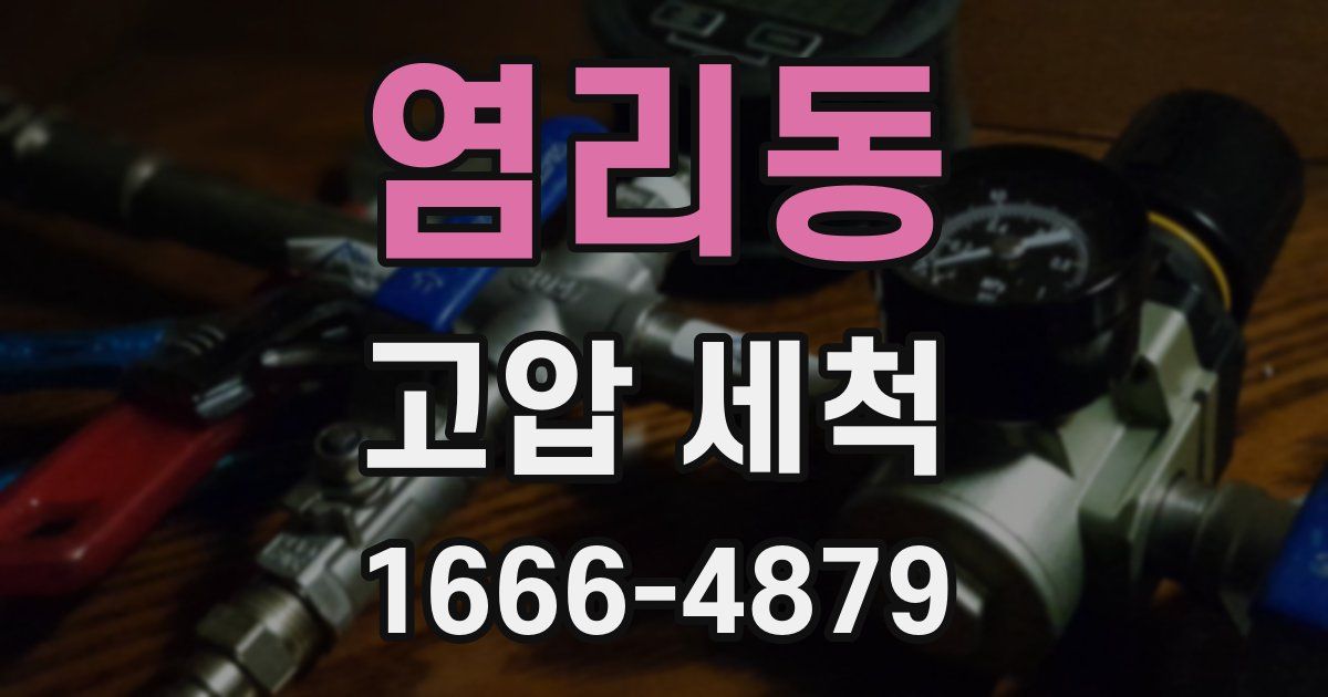 염리동 고압 세척