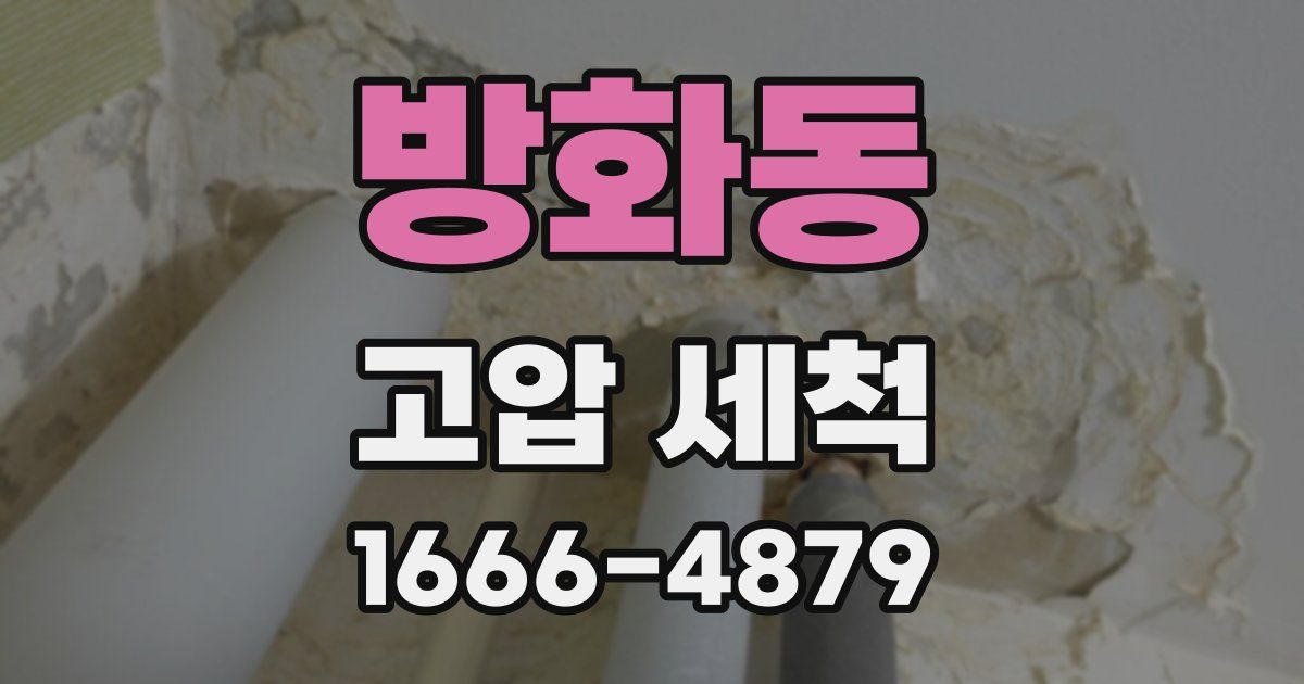 방화동 고압 세척