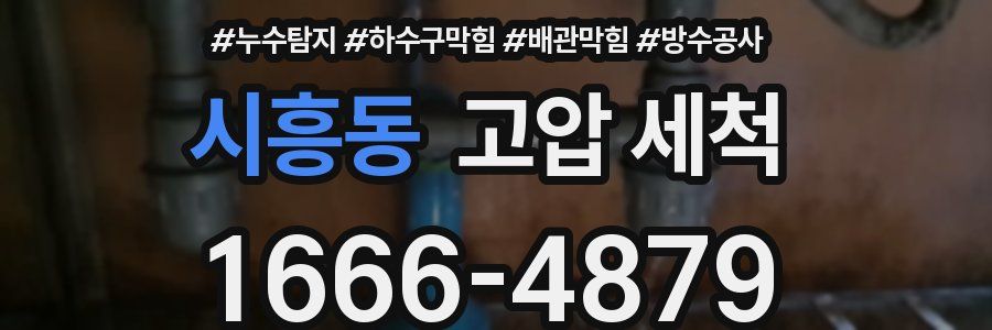 시흥동 고압 세척