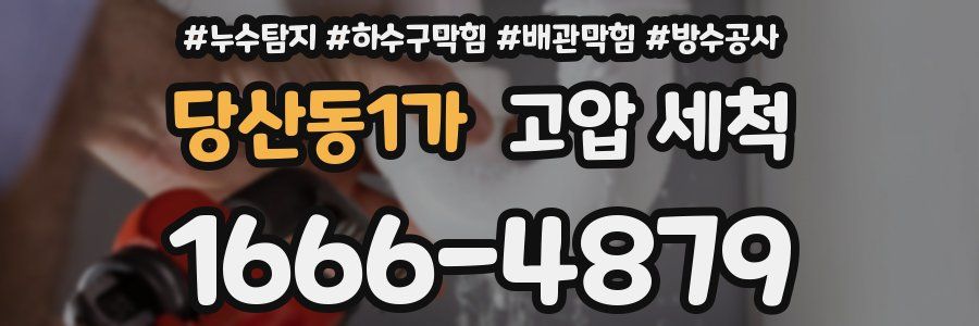 당산동1가 고압 세척