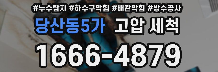 당산동5가 고압 세척