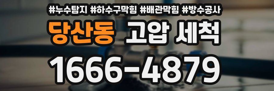 당산동 고압 세척
