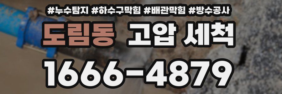 도림동 고압 세척