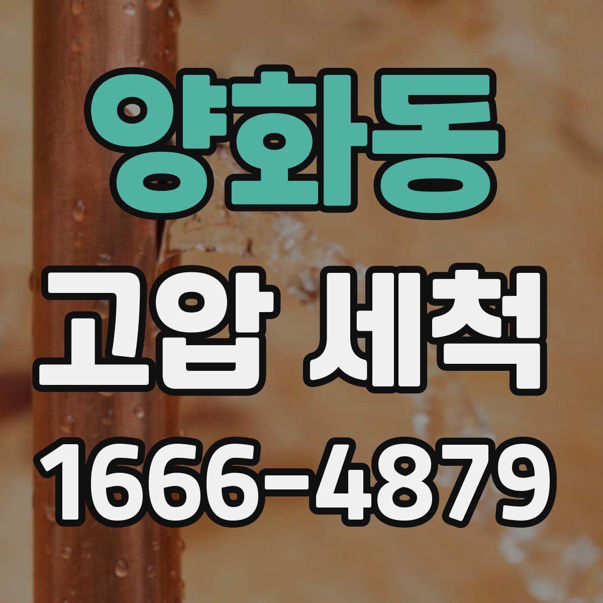 양화동 고압 세척
