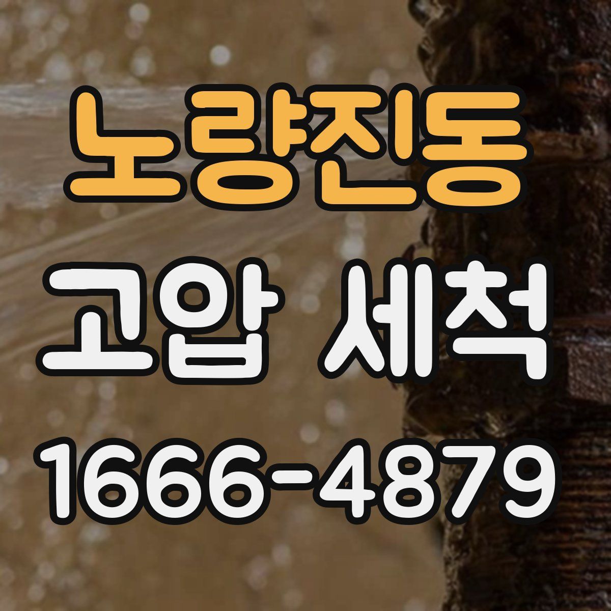 노량진동 고압 세척