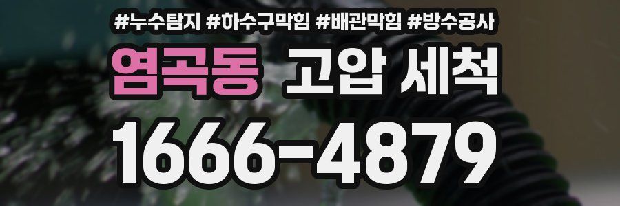 염곡동 고압 세척