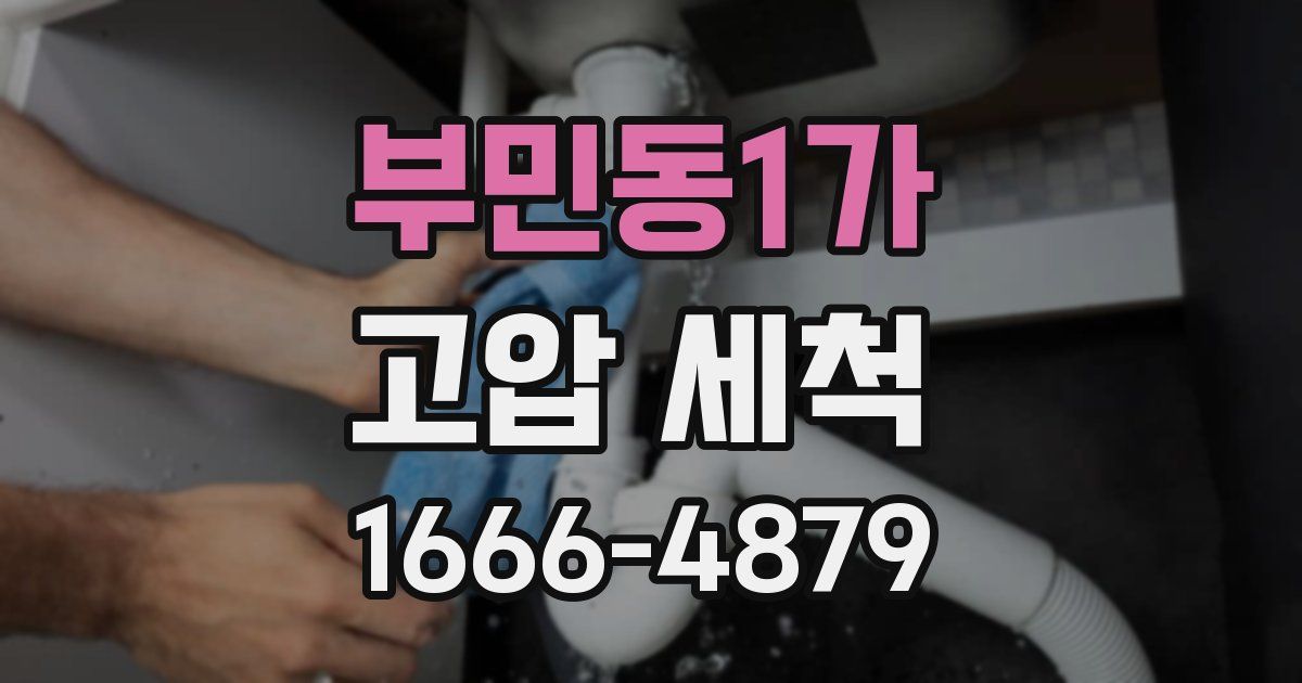 부민동1가 고압 세척