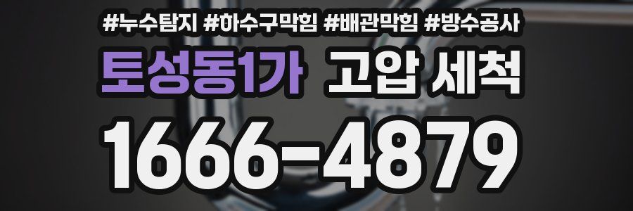 토성동1가 고압 세척