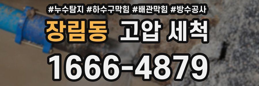 장림동 고압 세척