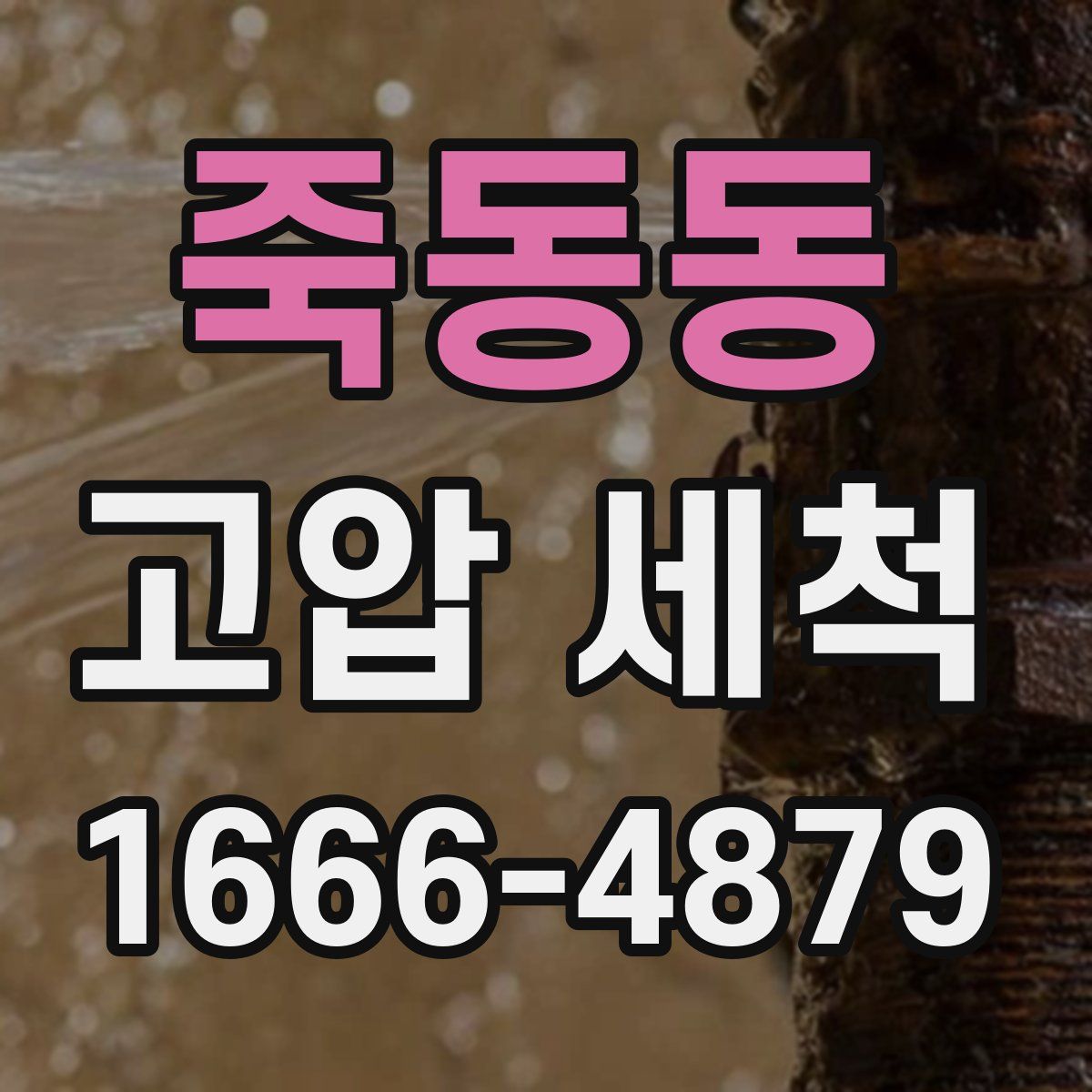 죽동동 고압 세척