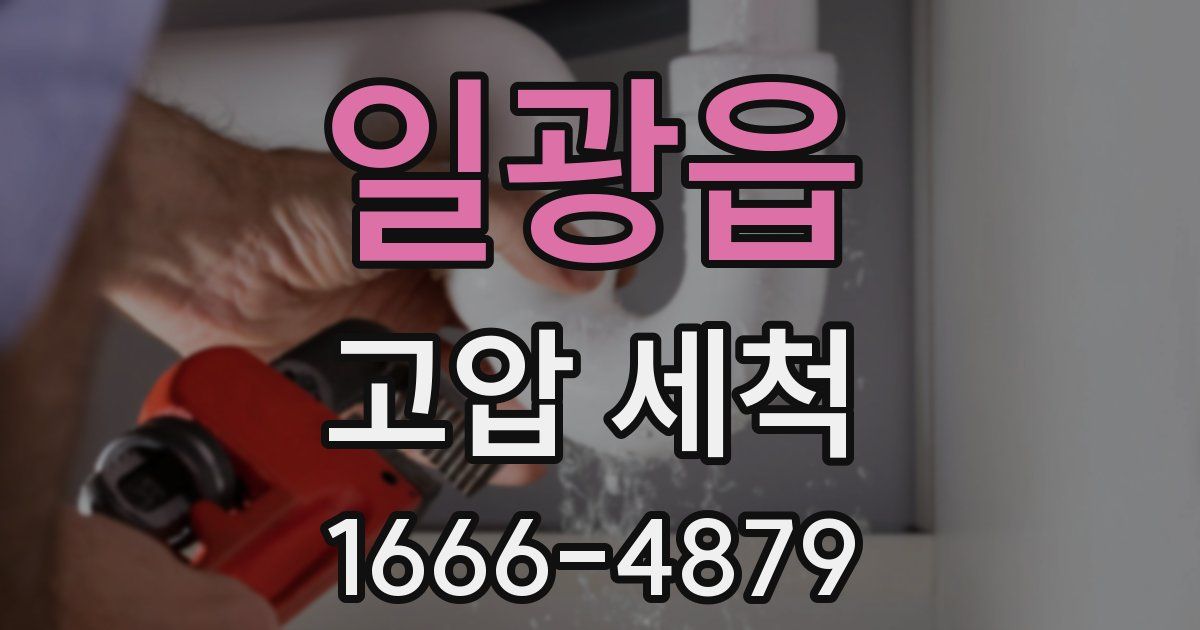 일광읍 고압 세척