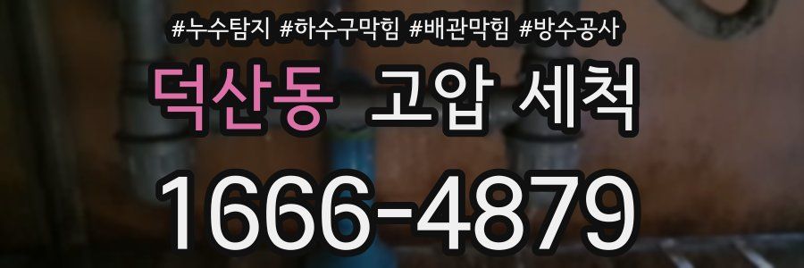 덕산동 고압 세척
