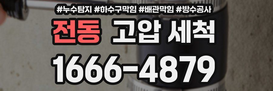 전동 고압 세척
