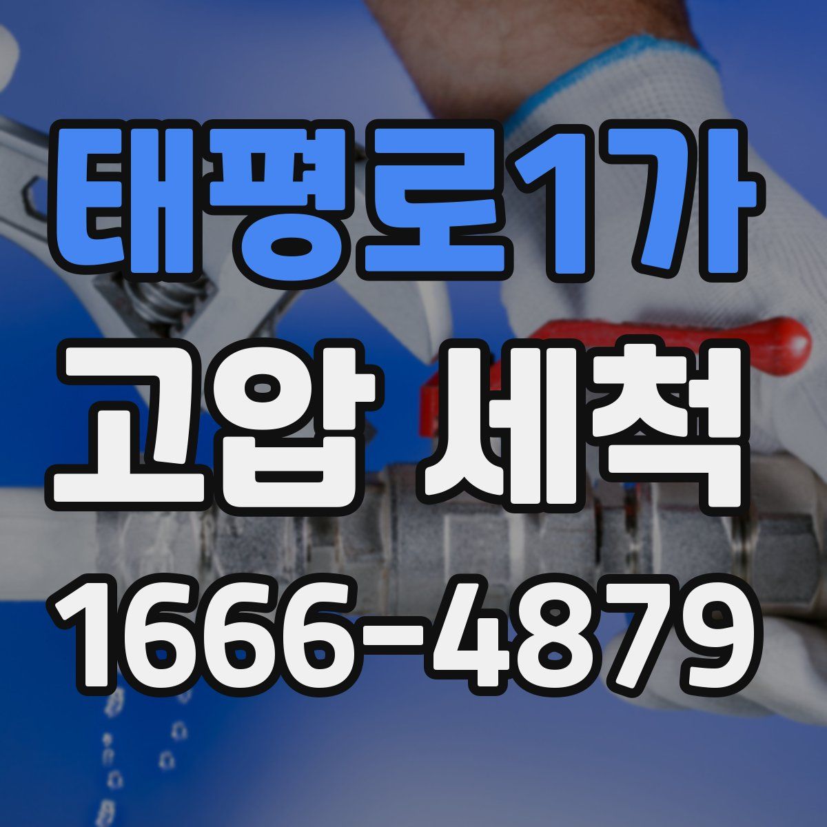 태평로1가 고압 세척