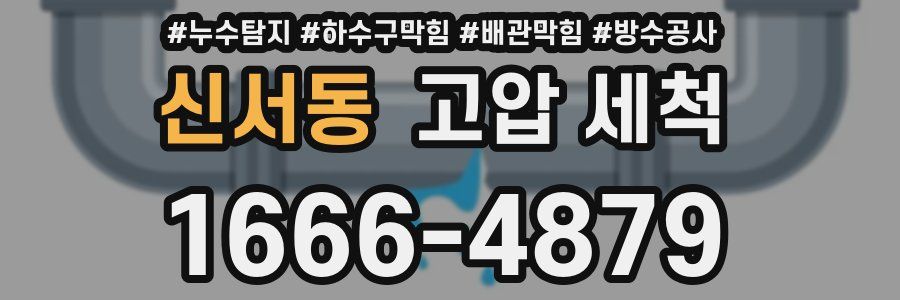 신서동 고압 세척