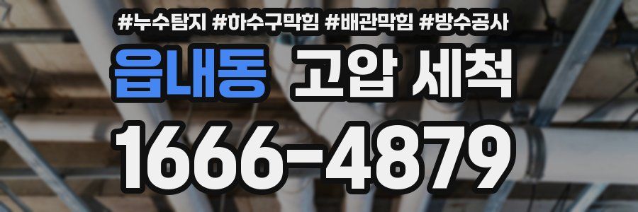 읍내동 고압 세척