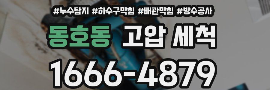 동호동 고압 세척
