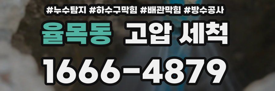 율목동 고압 세척