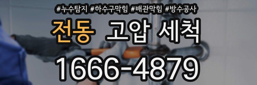 전동 고압 세척