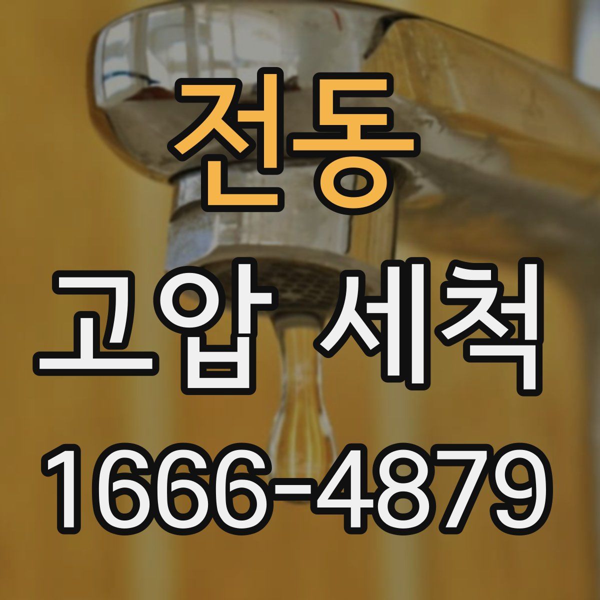 전동 고압 세척