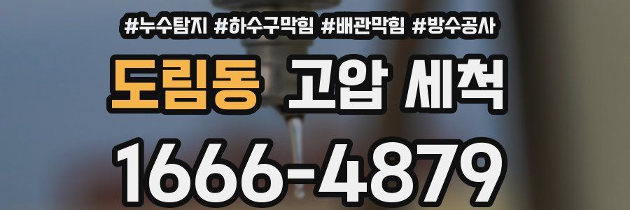 도림동 고압 세척