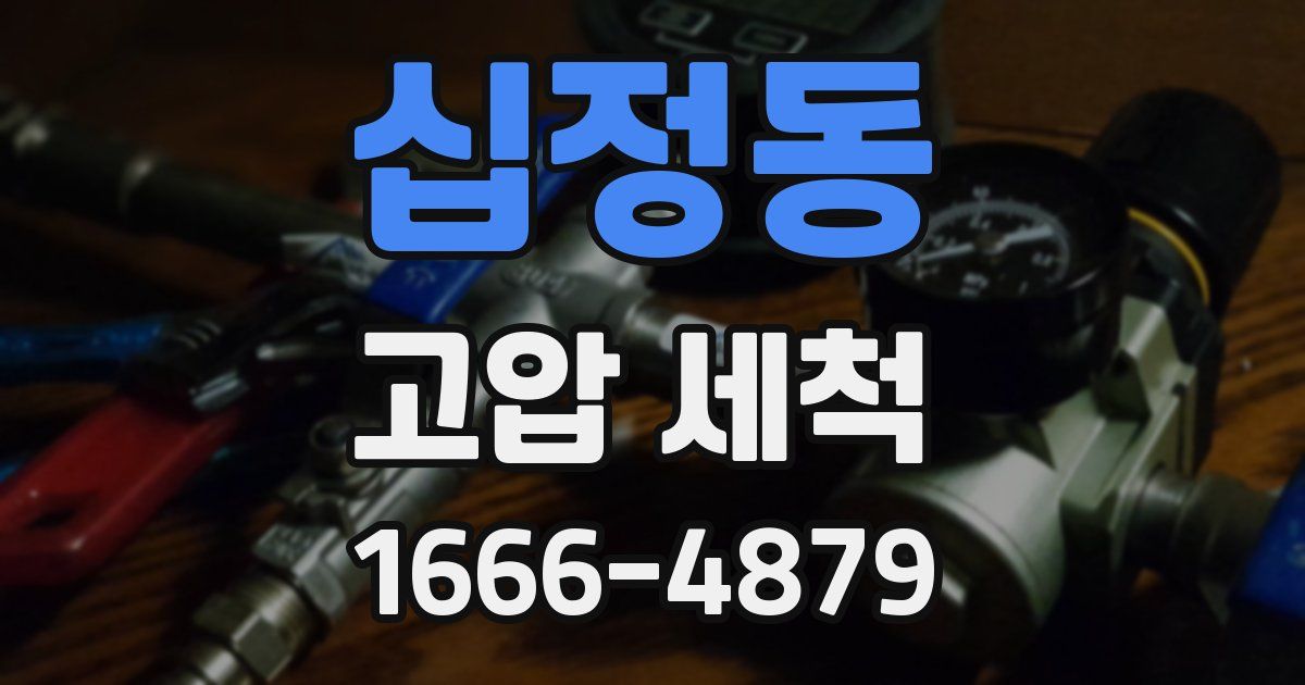 십정동 고압 세척