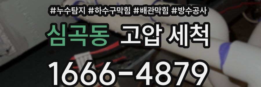 심곡동 고압 세척