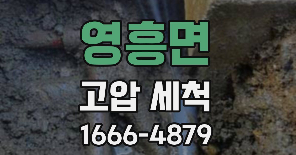 영흥면 고압 세척