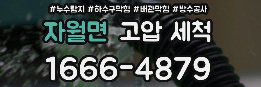 자월면 고압 세척