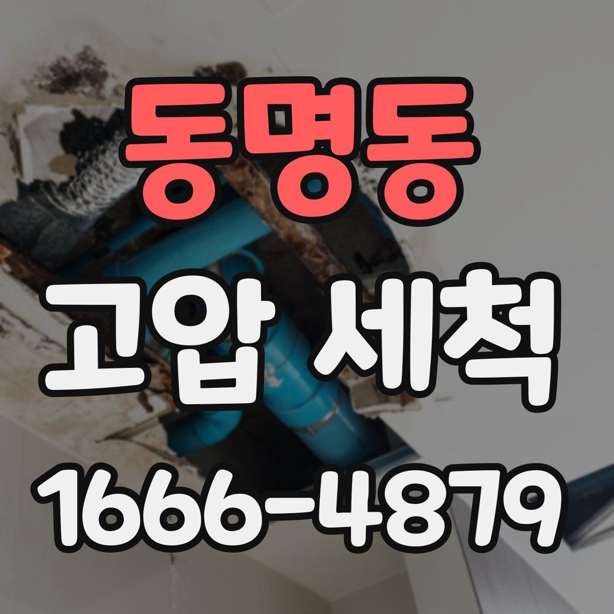 동명동 고압 세척