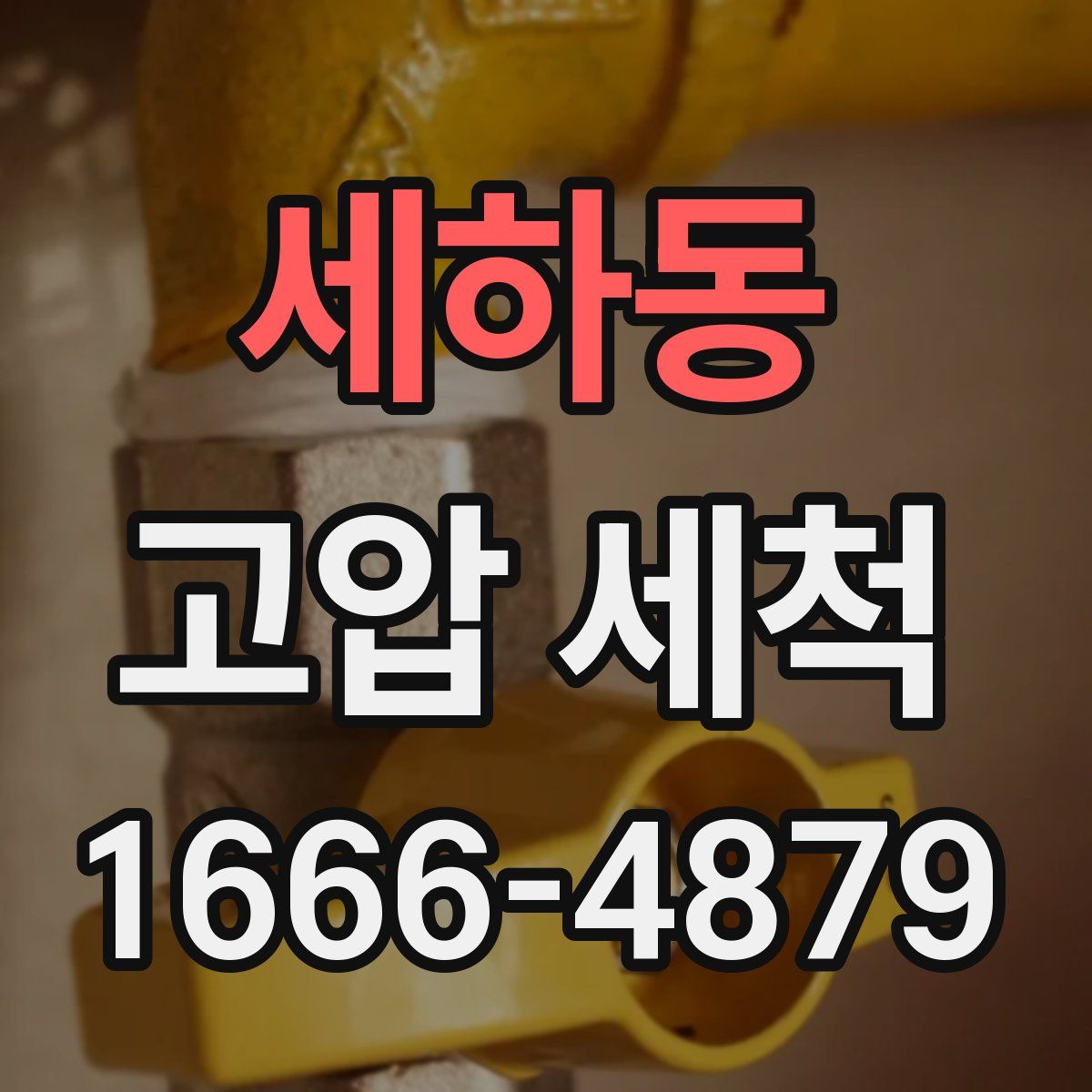 세하동 고압 세척