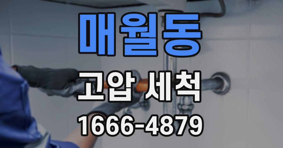 매월동 고압 세척