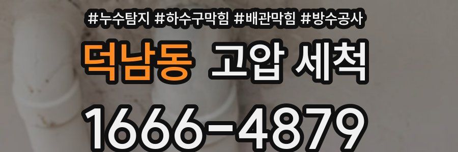 덕남동 고압 세척
