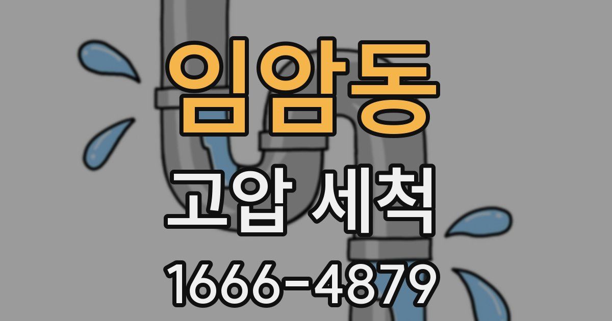 임암동 고압 세척